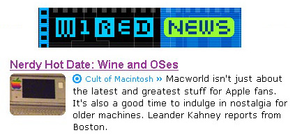 Wired News Reports...